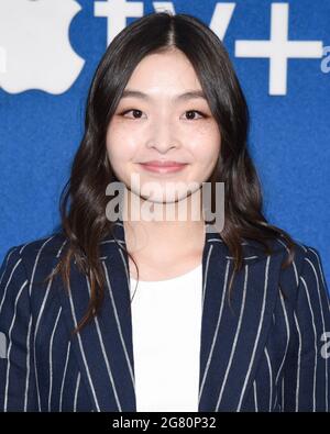 15. Juli 2021, West Hollywood, Kalifornien, USA: Maia Shibutani nimmt an Apples ''Ted Lasso''-Premiere der Saison 2 Teil. (Bild: © Billy Bennight/ZUMA Wire) Stockfoto