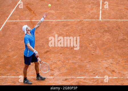 Mailand, Italien. Juli 2021. Tennis Club Alberto Bonacossa, Mailand, Italien, 16 Jul 2021, Giorgio Tabacco aus Italien während der Bonfiglio Trophy 2021, Tennis Internationals - Foto Roberta Corradin / LM Credit: Live Media Publishing Group/Alamy Live News Stockfoto