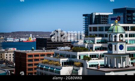 Stadtuhr Von Halifax Stockfoto