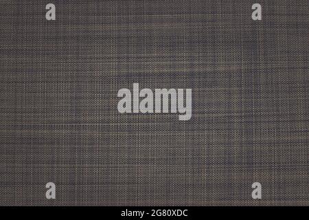 Close up roman blind oder Roller blind Leinenstoff Textur Probe. Stockfoto