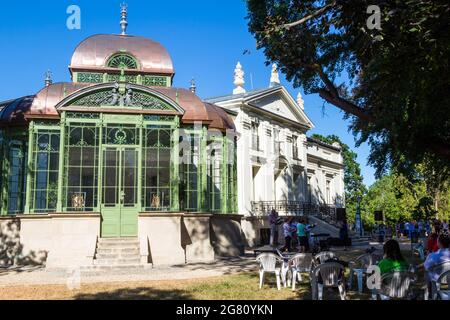 Soproni Korusunnep (Chorfest) im Park der Lenck-Villa, Sopron, Ungarn Stockfoto