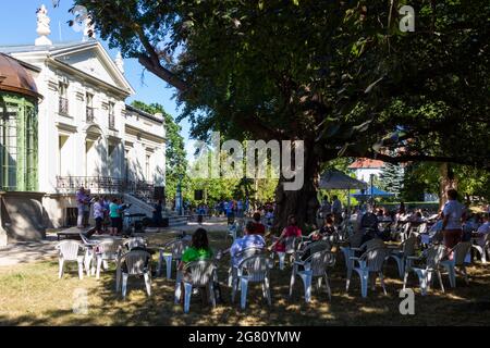 Soproni Korusunnep (Chorfest) im Park der Lenck-Villa, Sopron, Ungarn Stockfoto