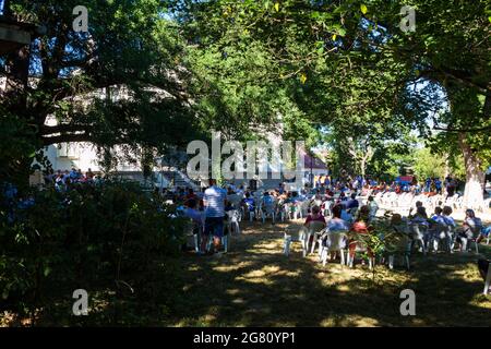 Soproni Korusunnep (Chorfest) im Park der Lenck-Villa, Sopron, Ungarn Stockfoto