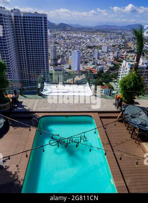 Skylight Havana Rooftop Beach Club, Nha Trang, Vietnam Stockfoto