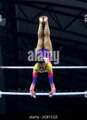 Lady Gymnastics - KATAR Stockfoto