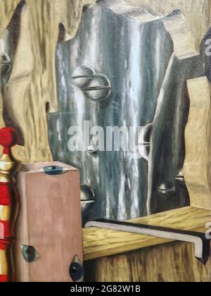 Kunstsammlung im Kunstmuseum Museu Colecao Berado in Lissabon mit berühmten Gemälden Stockfoto