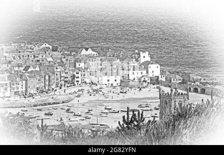 St Ives in Cornwall, England Stockfoto