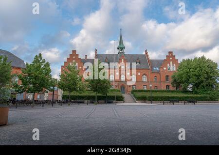 Hillerod Old Town Hall - Hillerod, Dänemark Stockfoto