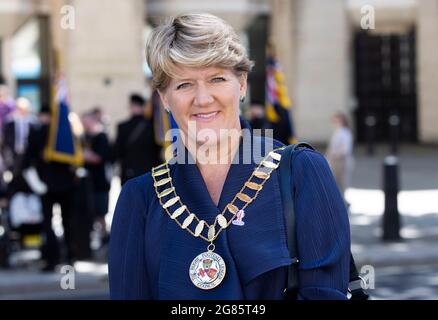 London, Großbritannien. Juli 2021. Clare Balding, Präsidentin der Rugby Football League. Kredit: Mark Thomas/Alamy Live Nachrichten Stockfoto