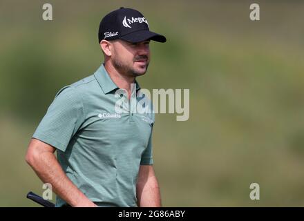 Kent, Großbritannien. Juli 2021. 15. Juli 2021; Royal St Georges Golf Club, Sandwich, Kent, England; The Open Championship Golf, Round 1; ; Brian Harman (USA) Kredit: Action Plus Sports Images/Alamy Live News Stockfoto