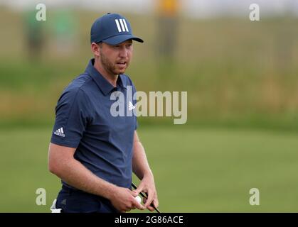 Kent, Großbritannien. Juli 2021. 15. Juli 2021; Royal St Georges Golf Club, Sandwich, Kent, England; The Open Championship Golf, Runde 1; ; Daniel Berger (USA) Credit: Action Plus Sports Images/Alamy Live News Stockfoto