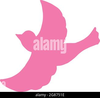 Vogelsymbol. Spatz-Symbol. Spatz Vogel Vektorgrafik. Stock Vektor