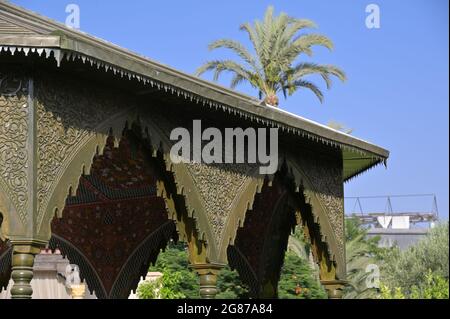 Le Jardin Secret / The Secret Garden - ein Palast aus dem 19. Jahrhundert mit traditionellen islamischen Gärten, Marrakesch, MA Stockfoto