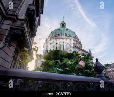 Die Marmorkirche (Frederiks Kirche) - Kopenhagen, Dänemark Stockfoto