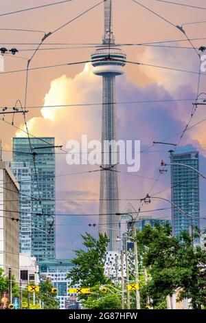 CN Tower in Toronto, Kanada Stockfoto