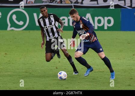 Fortaleza, Brasilien. Juli 2021. Cléber von Ceará während des Fußballspiels Campeonato Brasileiro zwischen Ceará und Athlético Paranaense in der Arena Castelao, Fortaleza, Brasilien. Kredit: SPP Sport Pressefoto. /Alamy Live News Stockfoto