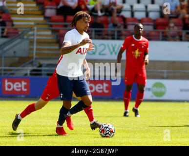 Leyton, Großbritannien. Juli 2021. LONDON, ENGLAND - 17. JULI: DELE Alli von Tottenham Hotspur während der JE3 Foundation Trophy zwischen Leyton Orient und Tottenham Hotspur am 17. Juli 2021 im Breyer Group Stadium, Leyton, Großbritannien Credit: Action Foto Sport/Alamy Live News Stockfoto
