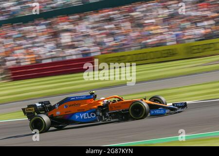 Silverstone, Großbritannien. Juli 2021. Silverstone Circuit. 17. Juli 2021 während des FORMEL-1-SPRINT-QUALIFIKATIONSRENNENS VON PIRELLI BRITISH GRAND PRIX in Silverstone, Großbritannien Credit: Phil Duncan Every Second Media/Alamy Live News Stockfoto