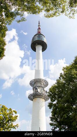 01.09.2018, Seoul, Südkorea: N Seoul Tower auf Namsan Berg in Seoul, Südkorea Stockfoto