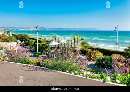 Weymouth, Dorset, Großbritannien - Oktober 10 2018: Greenhill Gardens in Weymouth, Dorset, England, Vereinigtes Königreich Stockfoto