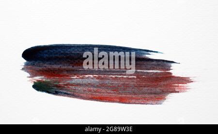 Hand gemalte Kunst abstrakter Expressionismus Pinselstrich Malerei Ölfarbe grafische Ressourcen Illustration Tinte Hintergrund für Design Acryl Farbspritzer Stockfoto