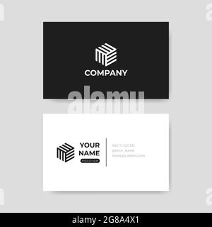Moderne professionelle Visitenkarte Vorlage Vektor Stock Vektor