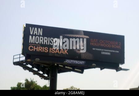 Los Angeles, Kalifornien, USA 12. Juli 2021 EINE allgemeine Sicht der Atmosphäre von Van Morrison und Chris Isaak Hollywood Bowl Konzertwerbung am 12. Juli 2021 in Los Angeles, Kalifornien, USA. Foto von Barry King/Alamy Stockfoto Stockfoto