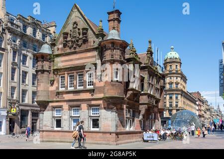 Caffe Nero im ehemaligen Subway Entrance Building, St Enoch Square, Glasgow City, Schottland, Großbritannien Stockfoto