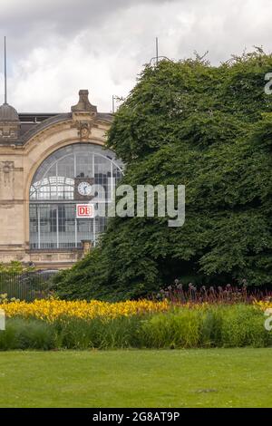 Bahnhof Dammtor In Hamburg Stockfoto