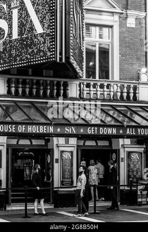 London Streets Leicester Square Stockfoto