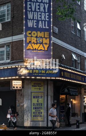 London Streets Leicester Square Stockfoto