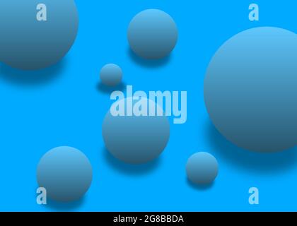 Blauer Hintergrund mit Schatten. Blauer Hintergrund. Stockfoto