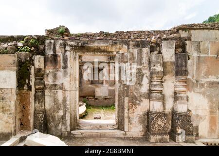 Nahaufnahme des Fort Bhangarh in Indien Stockfoto