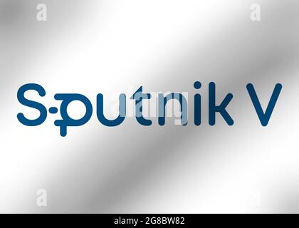 Sputnik V-Logo Stockfoto