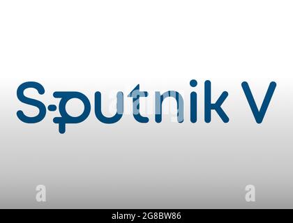 Sputnik V-Logo Stockfoto
