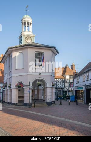 Das Pepperpot das alte Rathaus in godalming High Street surrey Stockfoto