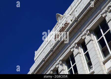 Burton-Gebäude in der Rendezvous Street, Folkestone, Kent, England, Vereinigtes Königreich Stockfoto