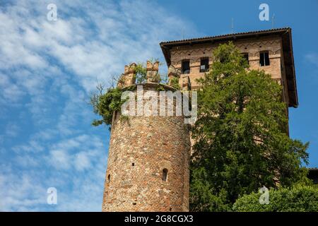 Schloss Gabiano Monferrato Piemont Italien