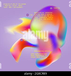Abstract Gradient Fluid Poster Template für Social Media. Vektorgrafik Stock Vektor