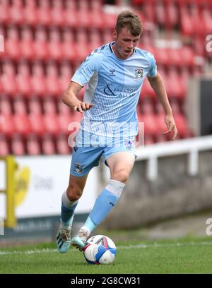 Aktenfoto vom 15-08-2020 von Jack Burroughs von Coventry City. Ausgabedatum: Montag, 19. Juli 2021. Stockfoto