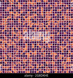 Abstrakte geometrische generative Illustrationen Stock Vektor