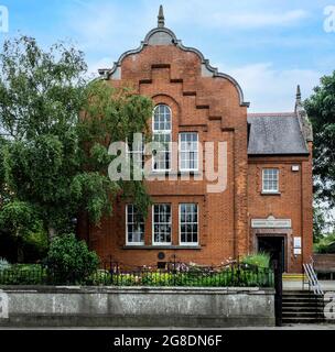 Die Carnegie Free Library in Malahide, Dublin. Erbaut im Jahr 1909 zu einem Preis von £1000, einer von vielen finanziert durch den schottischen Philanthropen Andrew Carnegie. Stockfoto