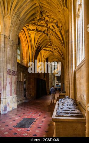 Sherborne Abbey in Dorset. Stockfoto