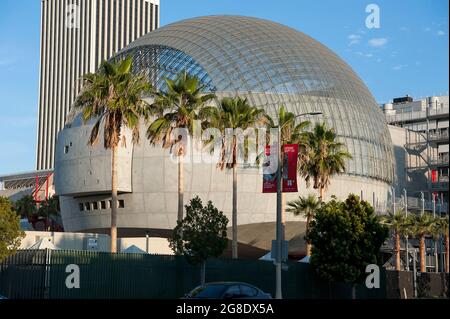 Die Eröffnung des Academy Museum of Motion Picturs ist für September 2021 in Los Angels, CA, geplant Stockfoto