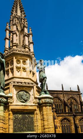 Sherborne Abbey in Dorset. Stockfoto