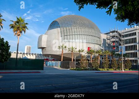 Die Eröffnung des Academy Museum of Motion Picturs ist für September 2021 in Los Angels, CA, geplant Stockfoto