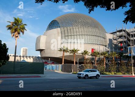 Die Eröffnung des Academy Museum of Motion Picturs ist für September 2021 in Los Angels, CA, geplant Stockfoto