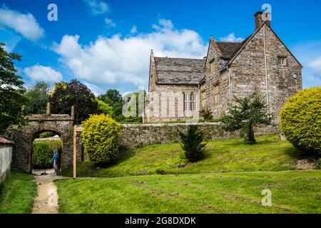 Cerne Abbas Dorf in Dorset. Stockfoto