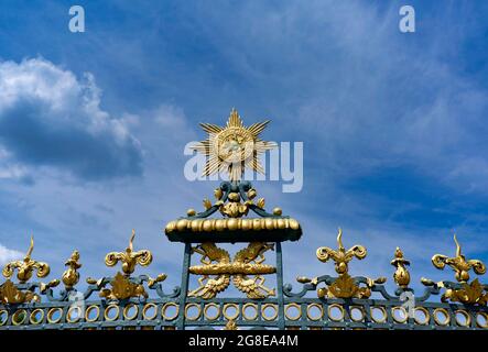 Star des Ordens des Schwarzen Adlers, gestiftet vom preußischen König, Schloss Charlottenburg, Berlin, Deutschland Stockfoto