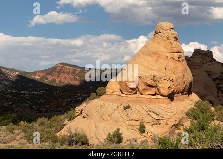 Elephant Toes Rock auf der Utah Seite des Dinosaur National Monument Stockfoto